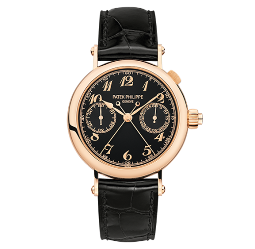 Patek Philippe Split-Seconds Chronograph 5959 Rose Gold / Black : Ref Number 5959R-001