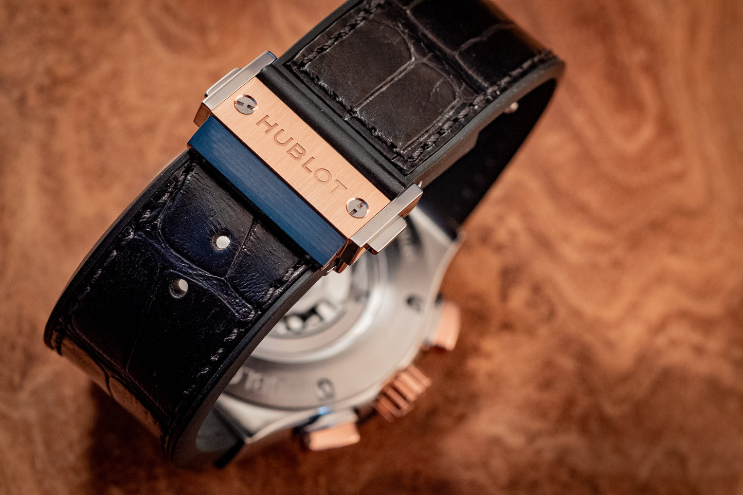 Hublot Classic Fusion Chronograph 45MM King Rose Gold Titanium 2024 E Warranty Papers Reference 521.NO.1181.LR
