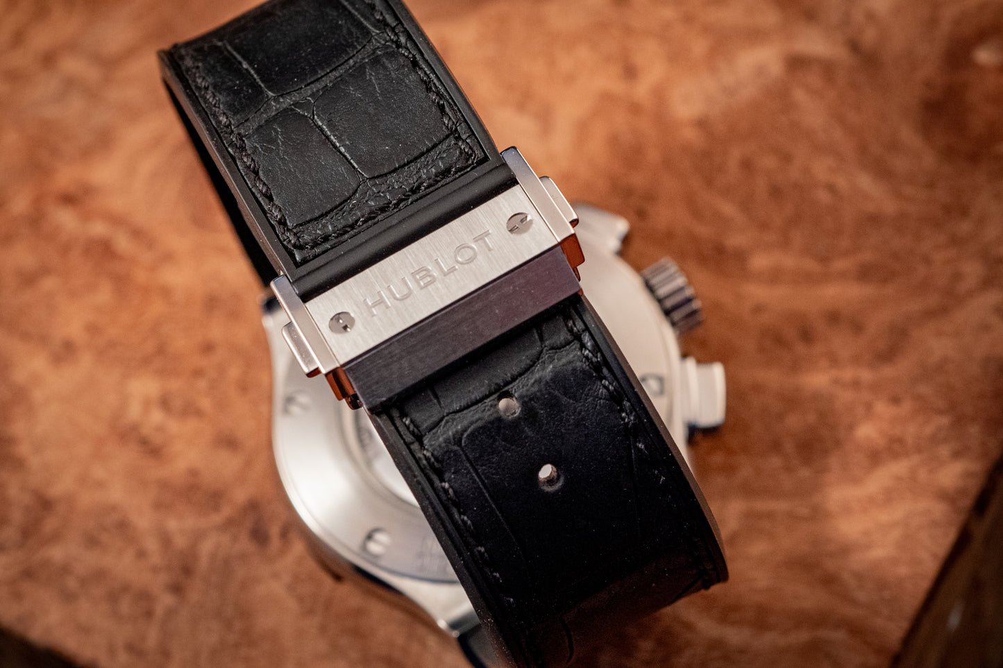 Hublot Classic Fusion Chronograph 45MM Titanium Racing Grey 2024 E Warranty Papers Reference 521.NX.7071.LR