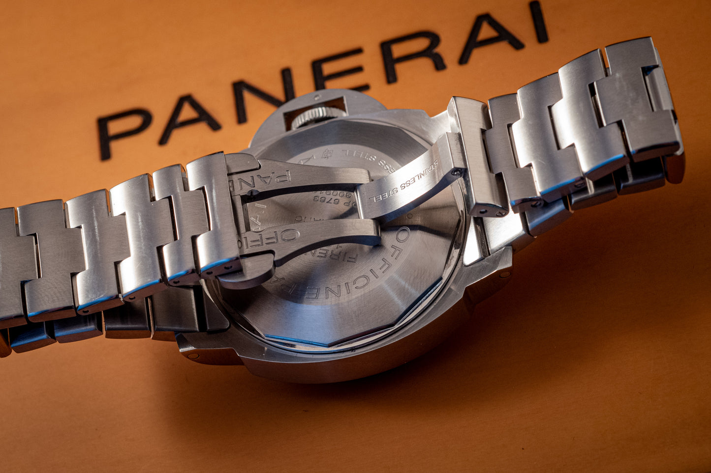 Panerai Luminor Marina On Bracelet Box And Papers Ref PAM00299