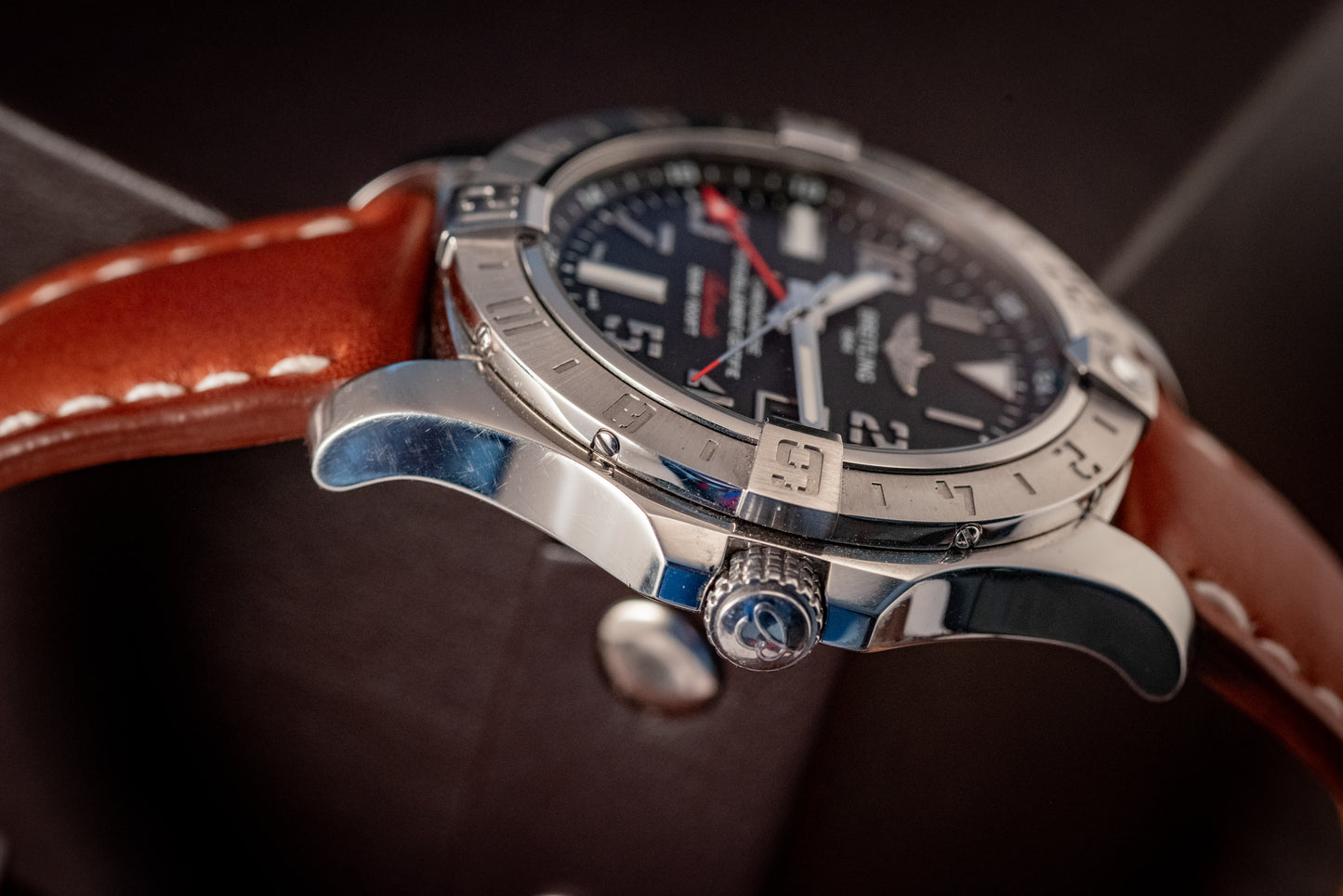 Breitling Avenger II GMT 43 Leather Strap Ref A3239011/BC34 Box And Papers