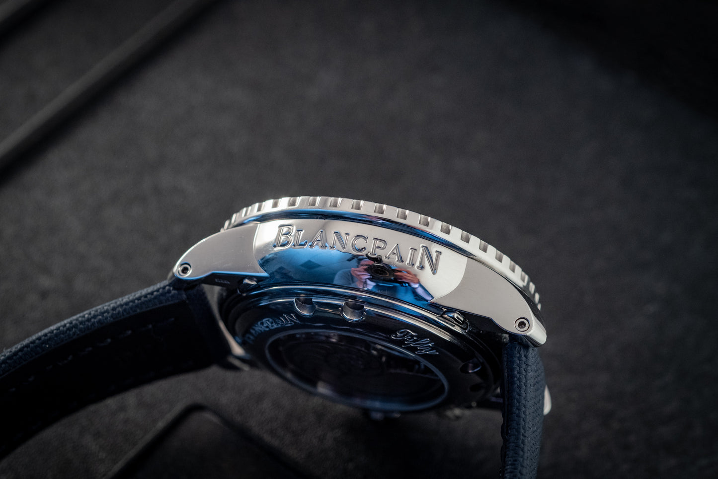 Blancpain Fifty Fathoms Blue Dial Box And Papers MSRP $32,300 2023 Service Papers Ref 5066f-1140-52b