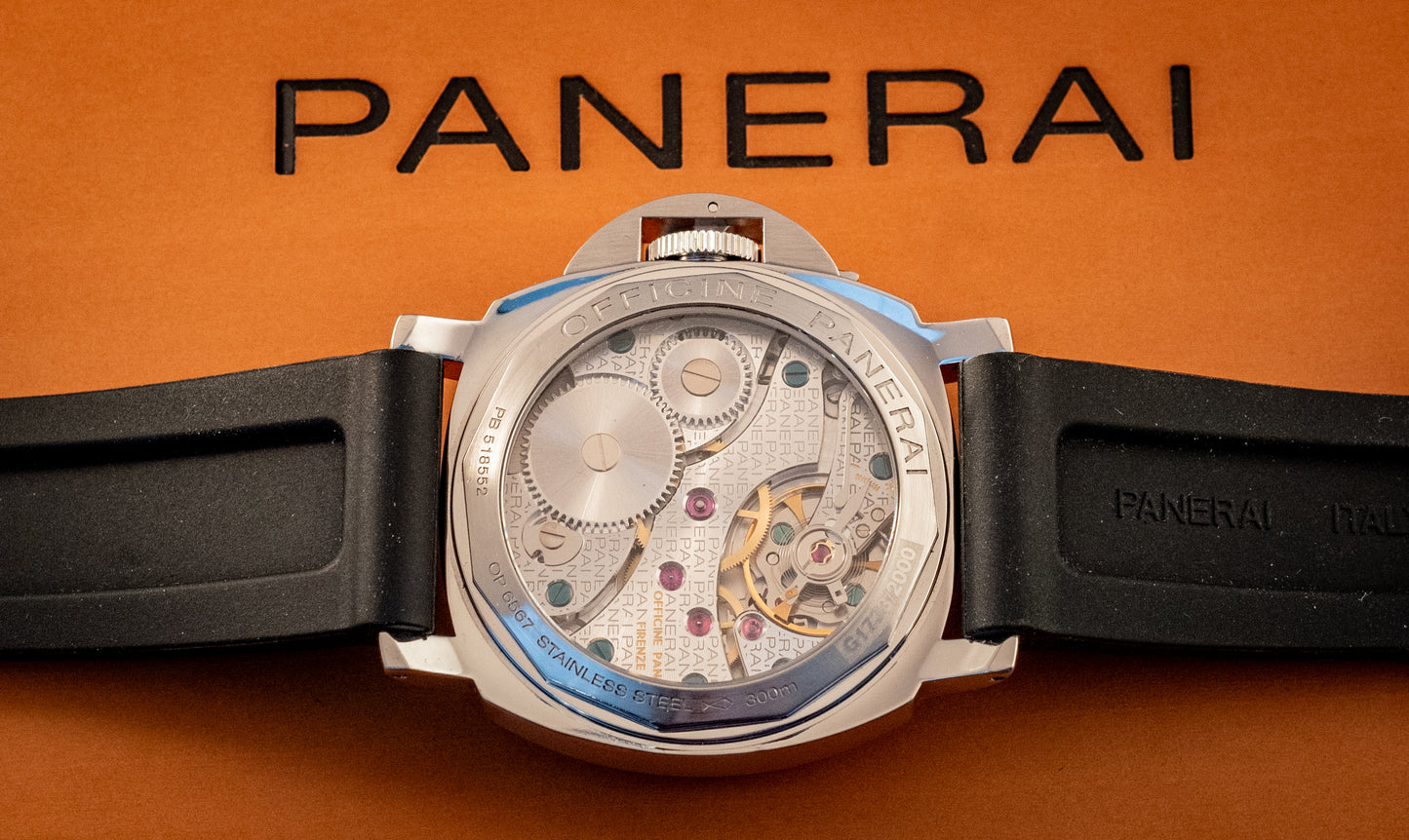 Panerai Luminor Marina Ref PAM00111 Box And Papers Extra Strap And Tool
