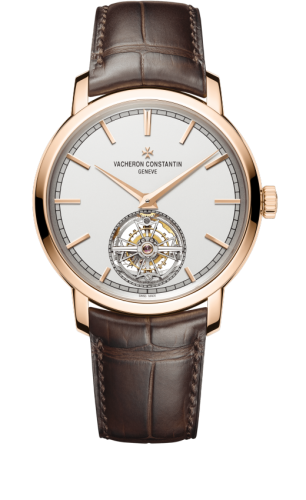 Vacheron Constantin Traditionnelle Tourbillon Pink Gold / Silver : Ref Number 6000T/000R-B346