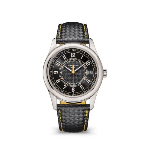 Patek Philippe Calatrava White Gold / Black - Yellow : Ref Number 6007G-001