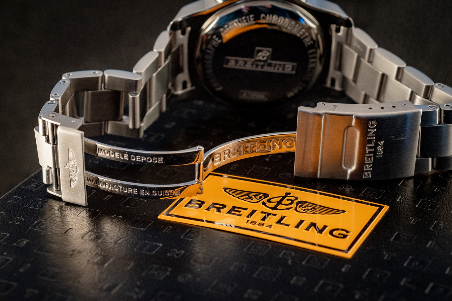 Breitling Colt Automatic Chronograph Box And Papers Extra Strap Ref A13388