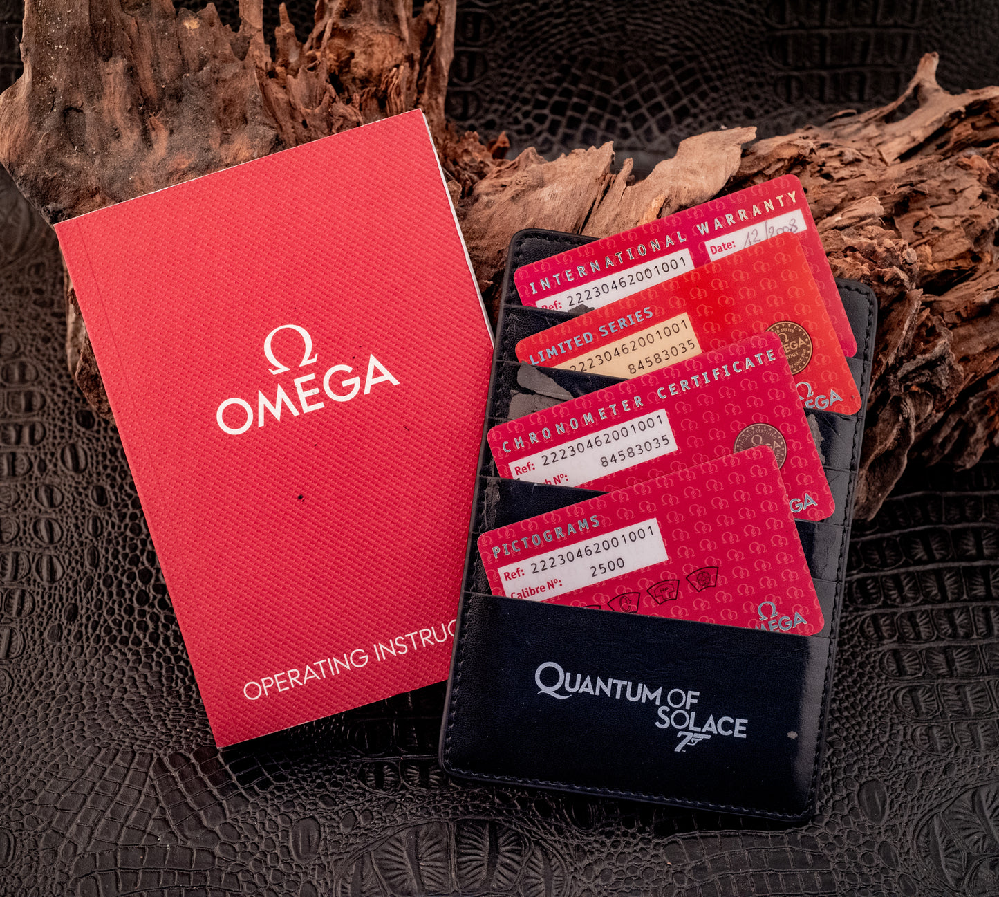 Omega Seamaster Planet Ocean Quantum of Solace Limited Edition 007 James Bond Box And Papers Ref 222.30.46.20.01.001
