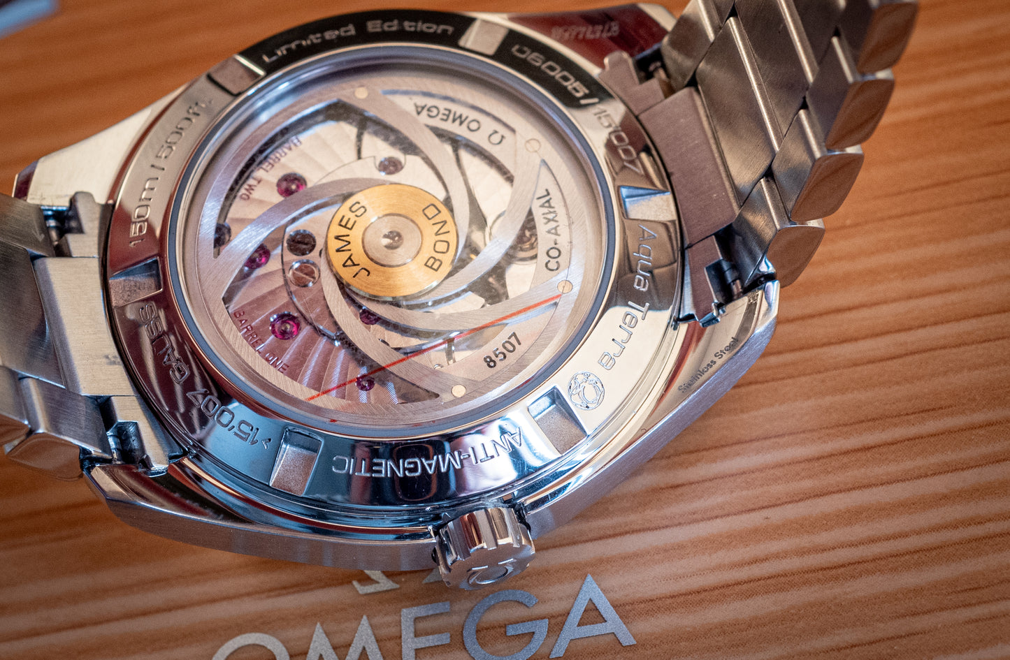 Omega Seamaster Aqua Terra Spectre James Bond 007 Ref 231.10.42.21.03.004