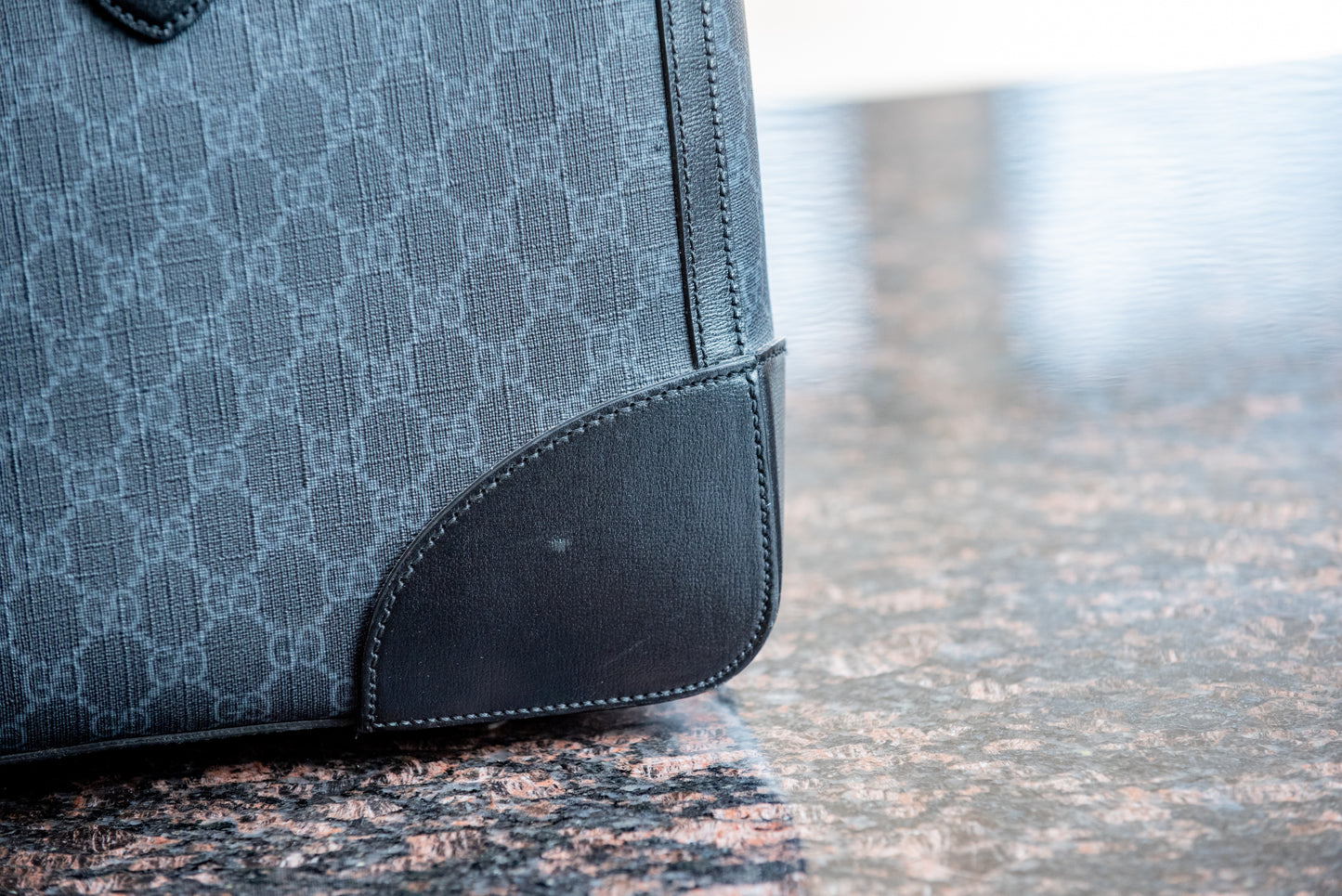 Gucci Black Medium Duffle Bag With Strap And Purchase Receipt Current MSRP Over $2500!