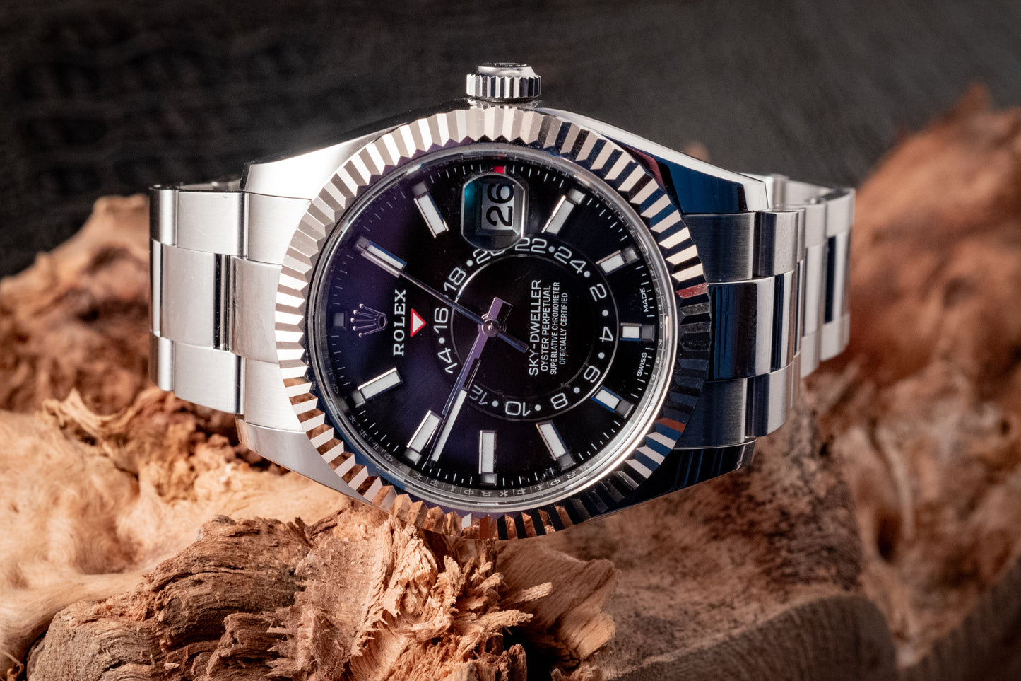 Rolex Sky Dweller 42mm Black Dial 2023 Box And Papers Ref 326934