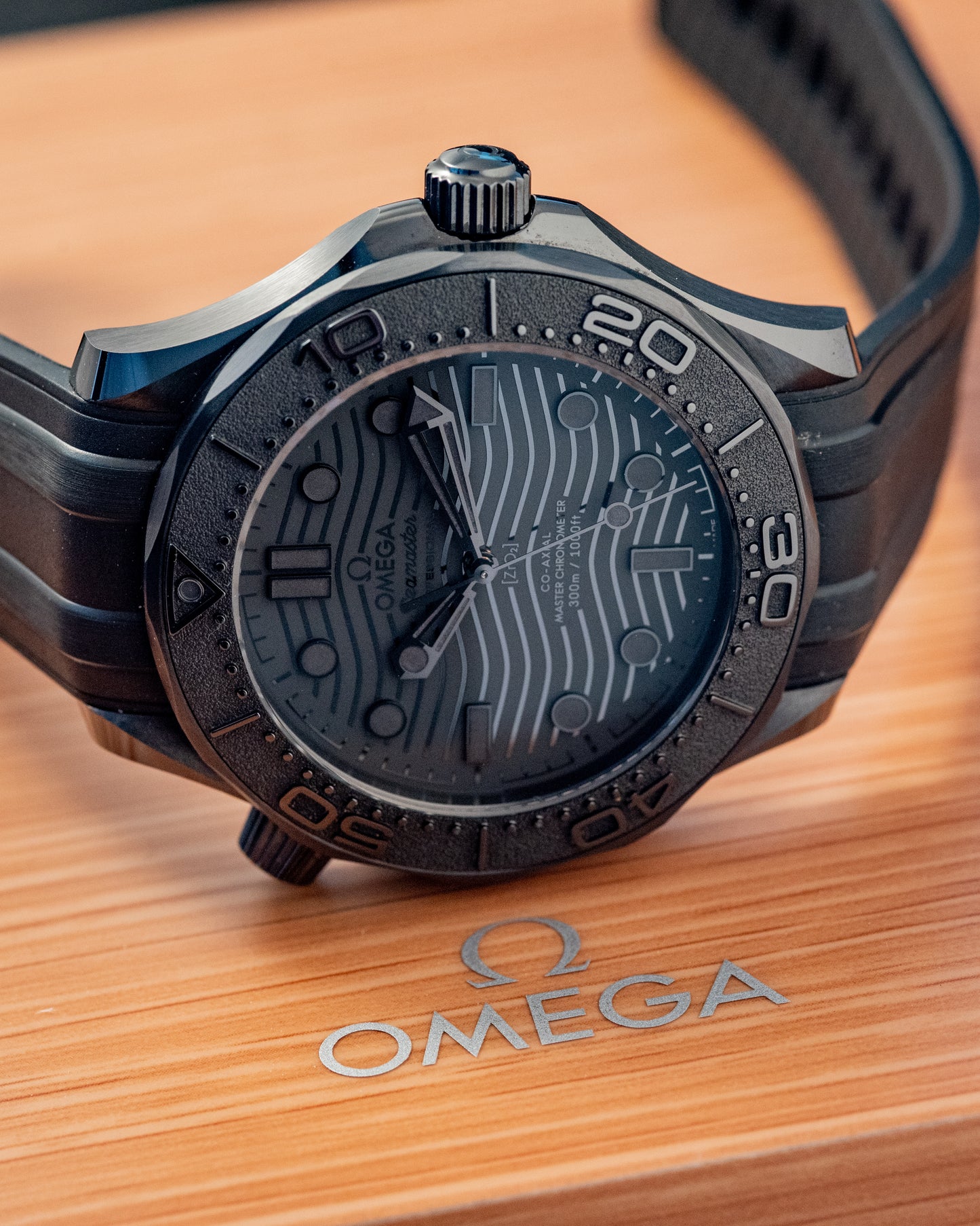 Omega Seamaster Diver 300M Black Ceramic 2023 Box And Papers 210.92.44.20.01.003