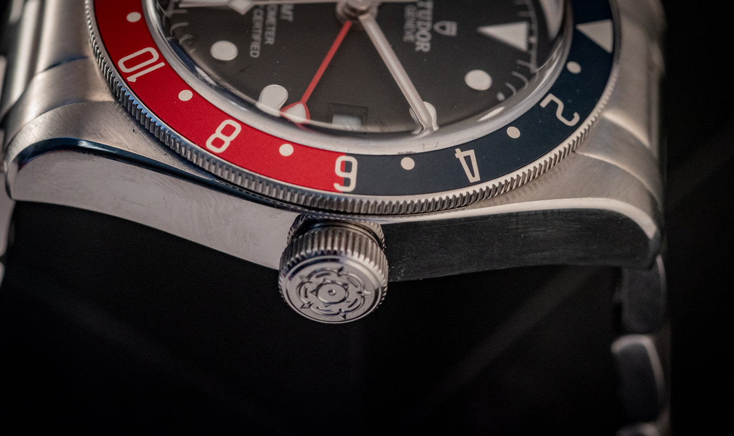 Tudor Black Bay GMT Pepsi 3 Straps Box And Papers Ref 79830RB