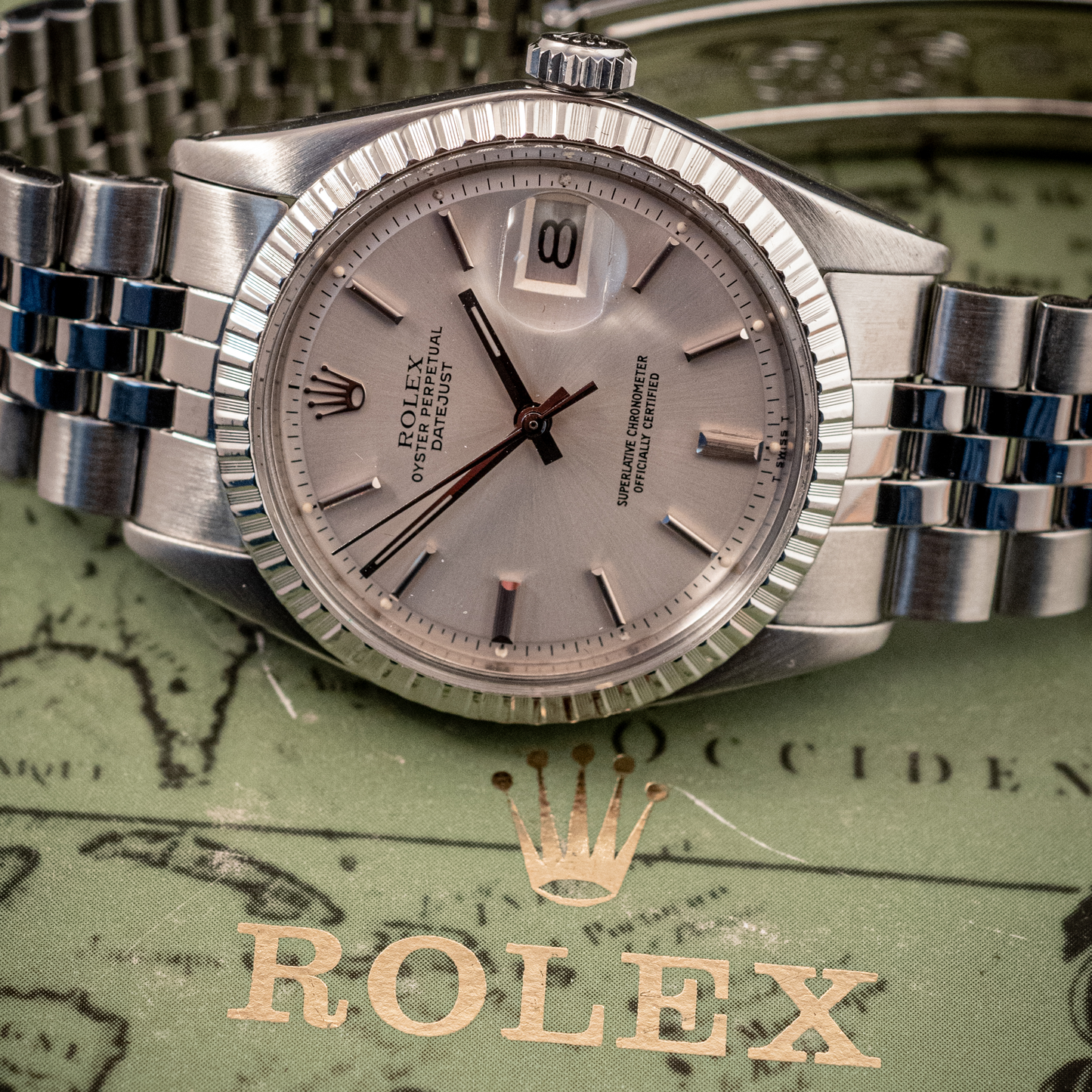 Rolex Datejust 36MM Stainless Steel Silver Dial Ref 1603