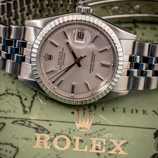 Rolex Datejust 36MM Stainless Steel Silver Dial Ref 1603