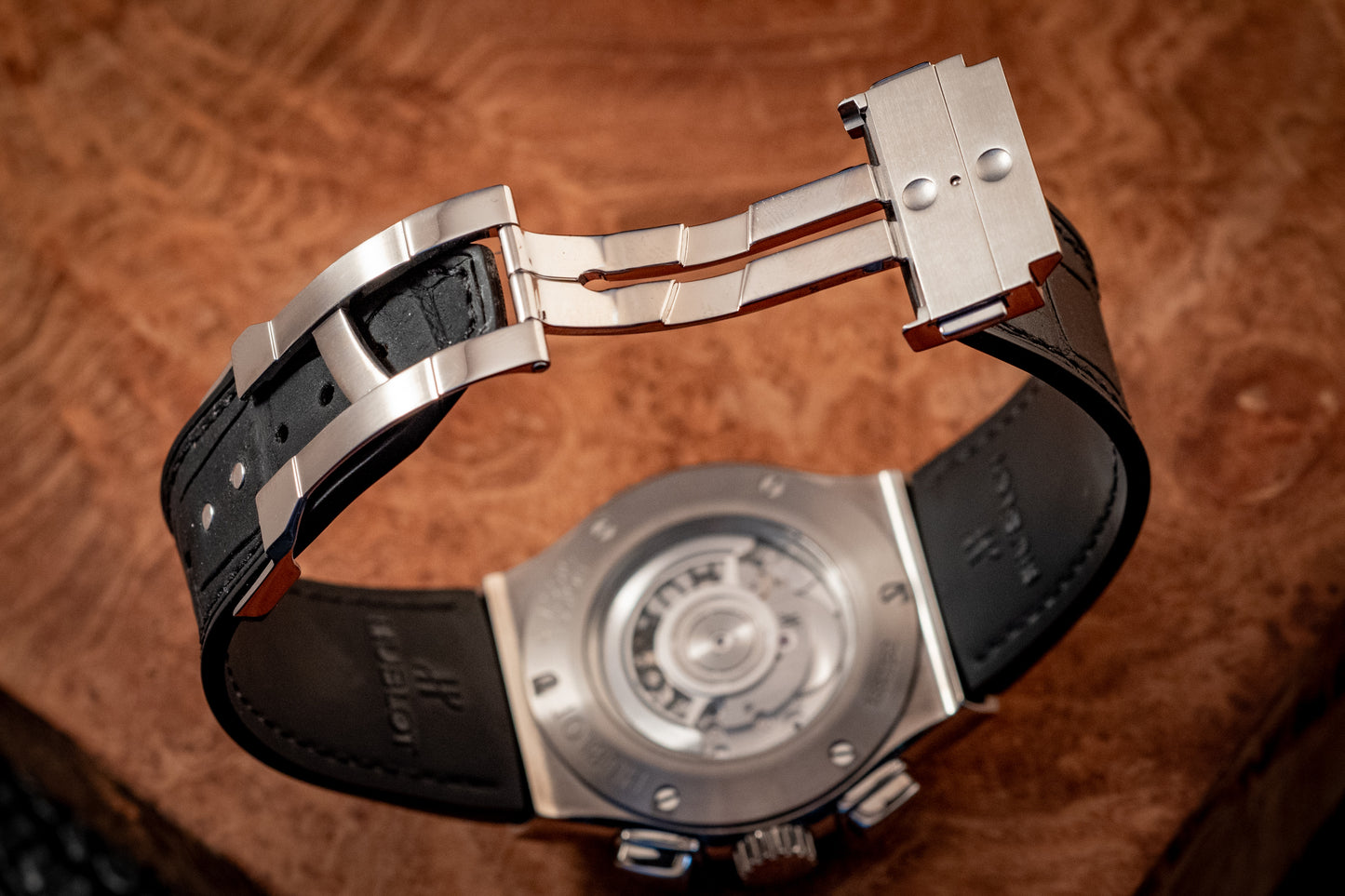 Hublot Classic Fusion Chronograph 45MM Titanium Racing Grey 2024 E Warranty Papers Reference 521.NX.7071.LR