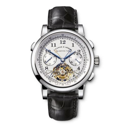 A. Lange & Sšhne Tourbograph Pour le M̩rite Platinum / Silver : Ref Number 702.025