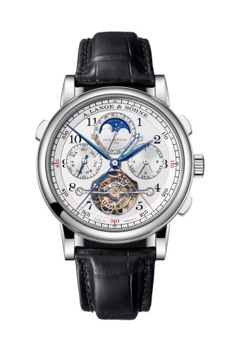 A. Lange & Sšhne Tourbograph Perpetual 'Pour le M̩rite' Platinum / Silver : Ref Number 706.025