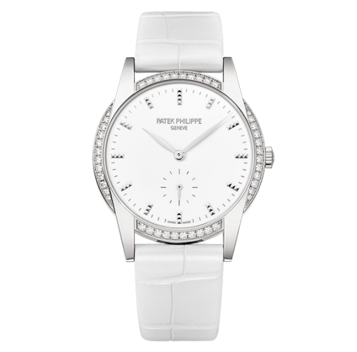 Patek Philippe Calatrava 7122 White Gold / White : Ref Number 7122/200G-001