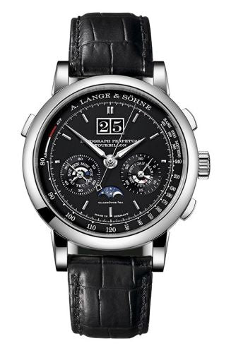 A. Lange & Sšhne Datograph Perpetual Tourbillon Platinum / Black : Ref Number 740.036