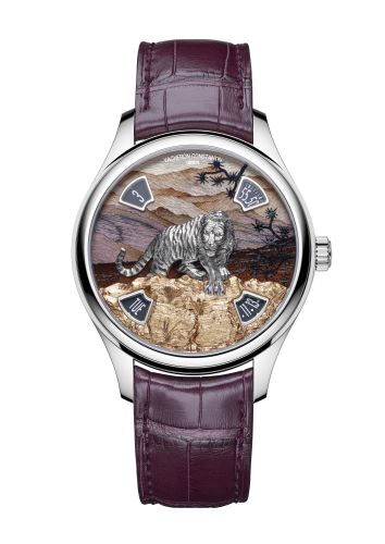 Vacheron Constantin Les Cabinotiers Les Cabinotiers Imperial Tiger White Gold / Burgundy Wood : Ref Number 7600C/000G-B448