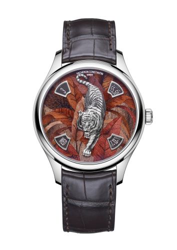 Vacheron Constantin Les Cabinotiers Majestic Tiger White Gold / Red Wood : Ref Number 7600C/000G-B455