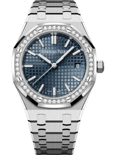 Audemars Piguet Royal Oak Selfwinding 34 Stainless Steel - Diamond / Blue : Ref Number 77451ST.ZZ.1361ST.04