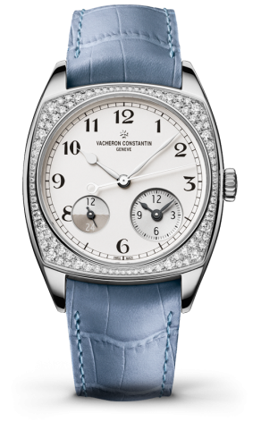 Vacheron Constantin Harmony Dual Time White Gold With Diamonds / Black Numerals : Ref Number 7805S/000G-B155