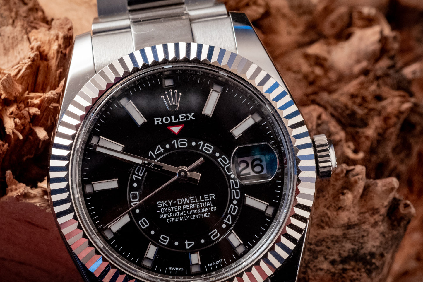 Rolex Sky Dweller 42mm Black Dial 2023 Box And Papers Ref 326934