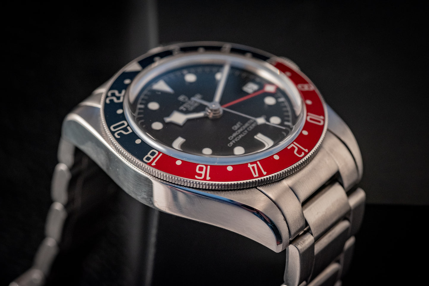 Tudor Black Bay GMT Pepsi 3 Straps Box And Papers Ref 79830RB