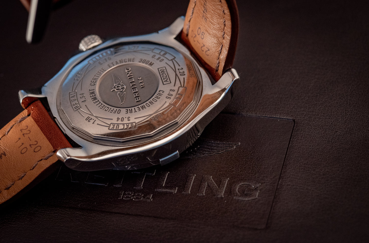 Breitling Avenger II GMT 43 Leather Strap Ref A3239011/BC34 Box And Papers