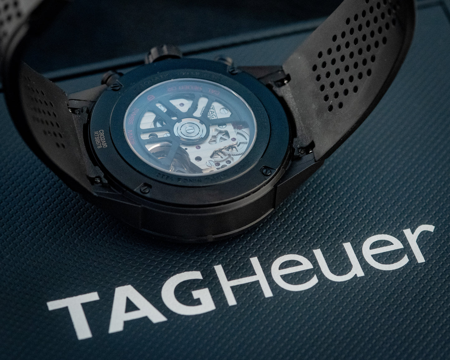 TAG Heuer Carrera Caliber Heuer 02 Chronograph CBG2A90.FT6173 Box And Papers Original Purchase Receipt