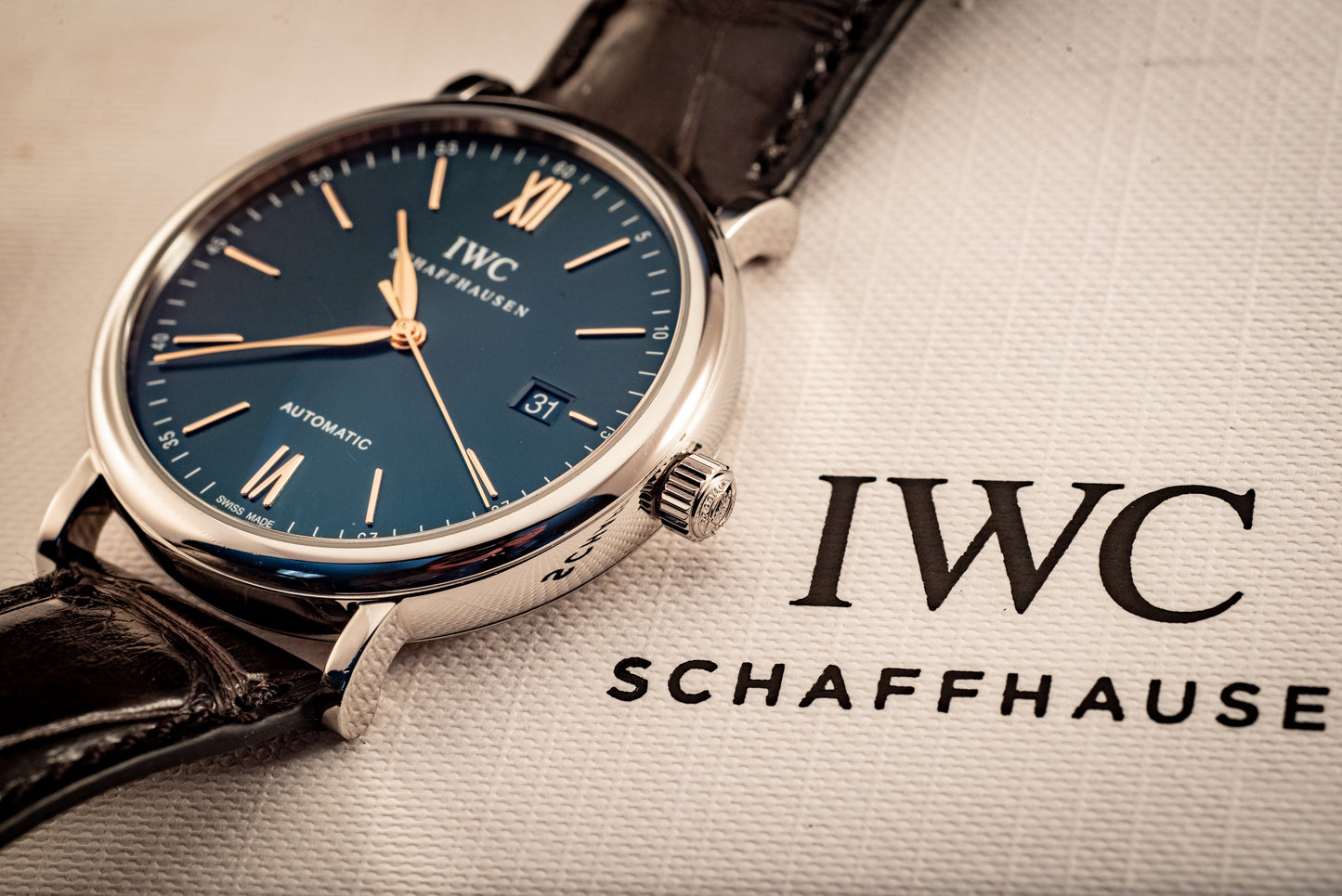 IWC Portofina Automatic 40MM Blue Dial 2025 Ref IW356523 Box And Papers