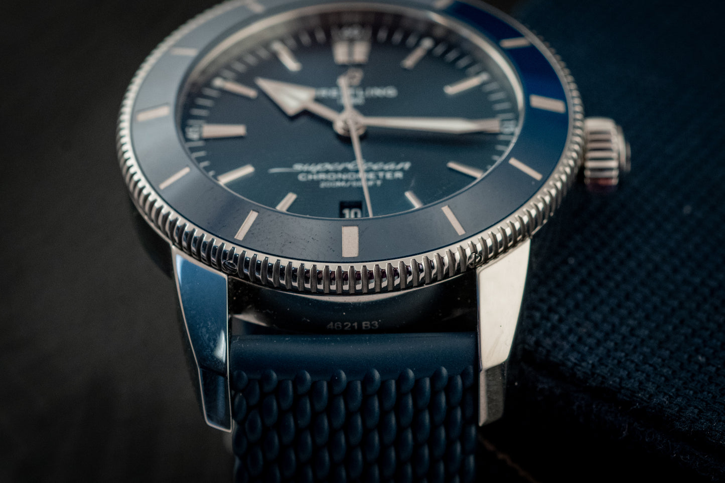 Breitling Breitling Superocean Heritage II 44mm Blue Dial Automatic Ref AB2030161C1S1 Box And Papers