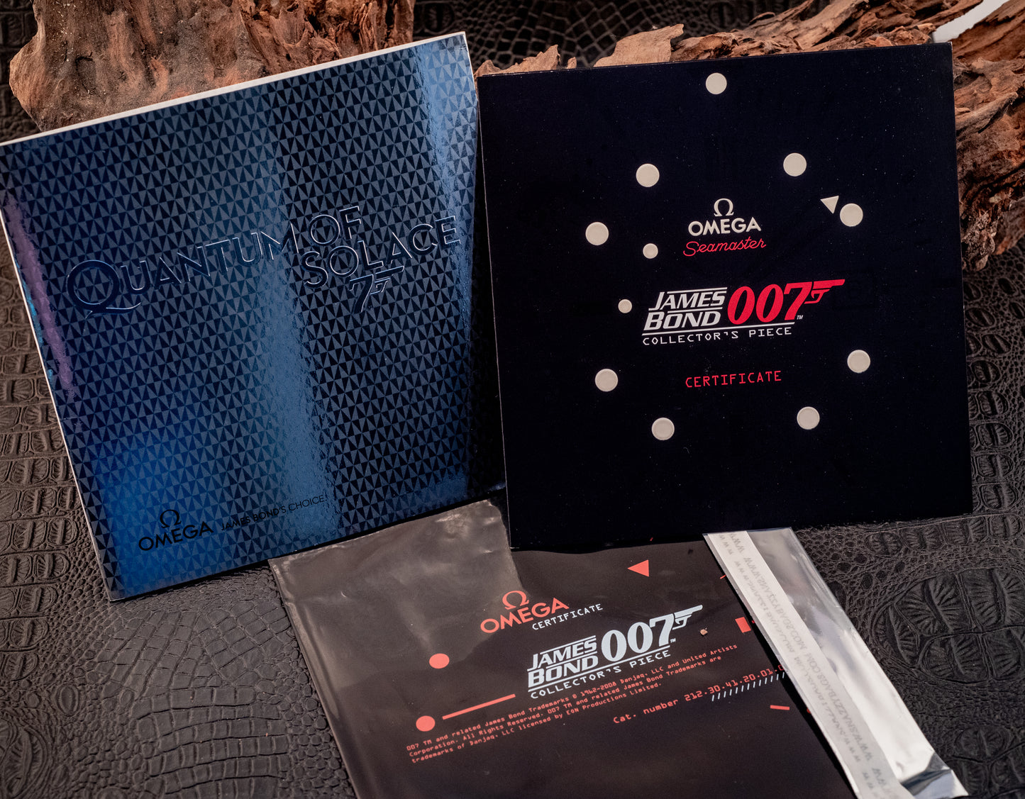 Omega Seamaster Planet Ocean Quantum of Solace Limited Edition 007 James Bond Box And Papers Ref 222.30.46.20.01.001