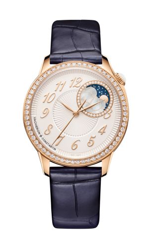Vacheron Constantin Ìäg̩rie Moonphase 37 Pink Gold - Diamond / Silver : Ref Number 8005F/000R-B498