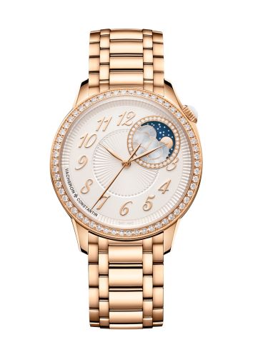 Vacheron Constantin Ìäg̩rie Moonphase 37 Pink Gold - Diamond / Silver / Bracelet : Ref Number 8005F/120R-H002
