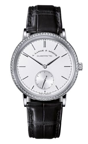 A. Lange & Sšhne Saxonia Automatik White Gold / Diamond : Ref Number 842.026