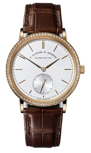 A. Lange & Sšhne Saxonia Automatik Pink Gold / Diamond : Ref Number 842.032