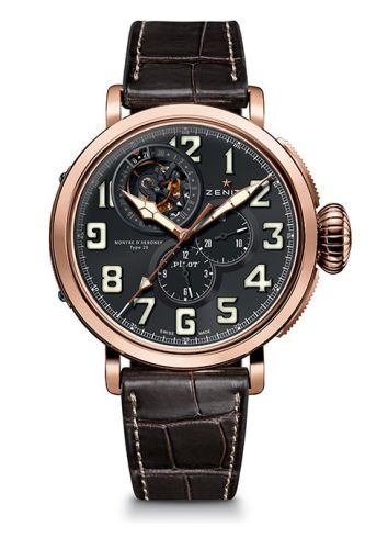 Zenith Pilot Type 20 Tourbillon : Ref Number 87.2430.4035/21.C721