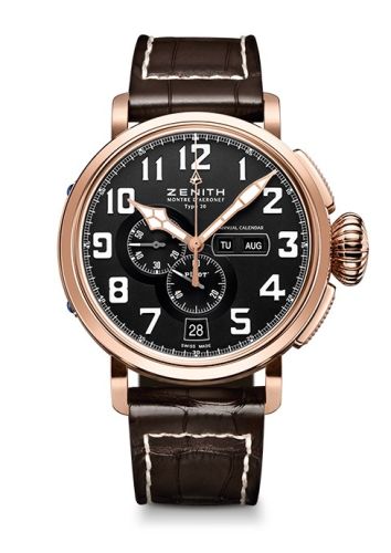Zenith Pilot Type 20 Annual Calendar : Ref Number 87.2430.4054/21.C721