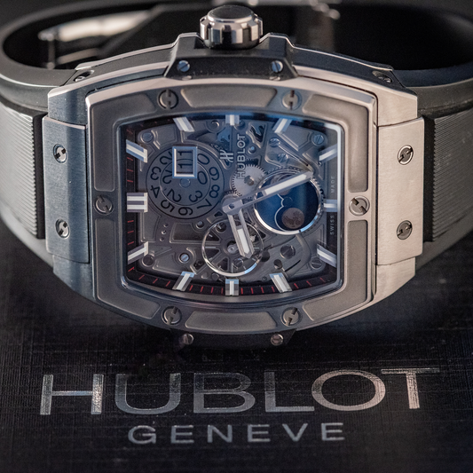 Hublot Spirit Of Big Bang Moonphase Titanium Skeleton Ref 647.NX.1137.RX Box And Papers 2021
