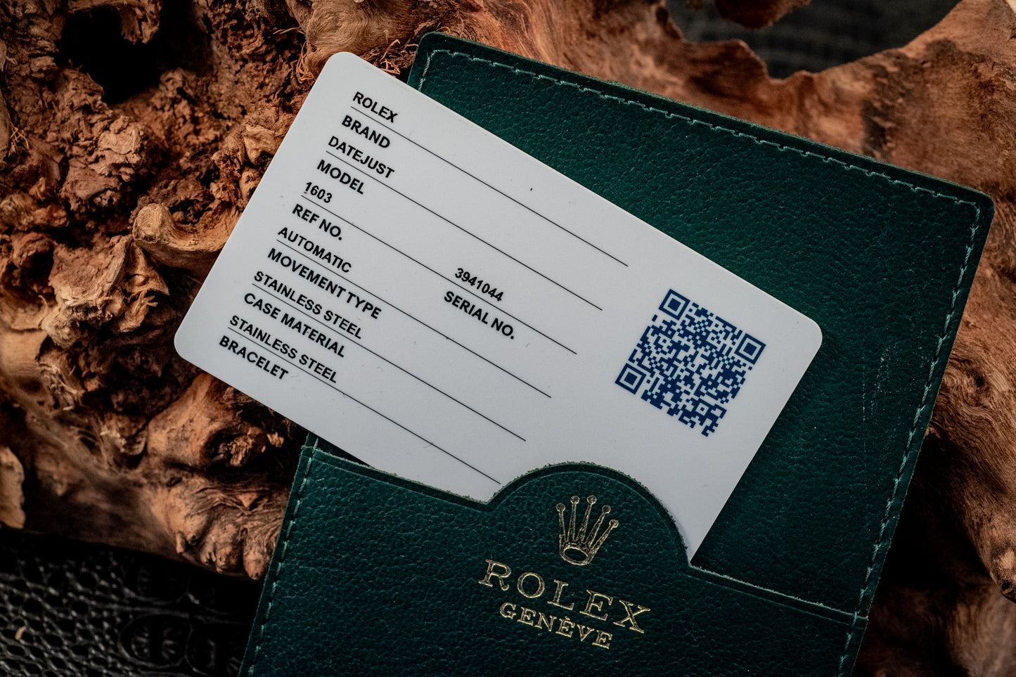 Rolex Datejust Stainless Steel Silver Stick Dial Jubilee Band Ref 1603