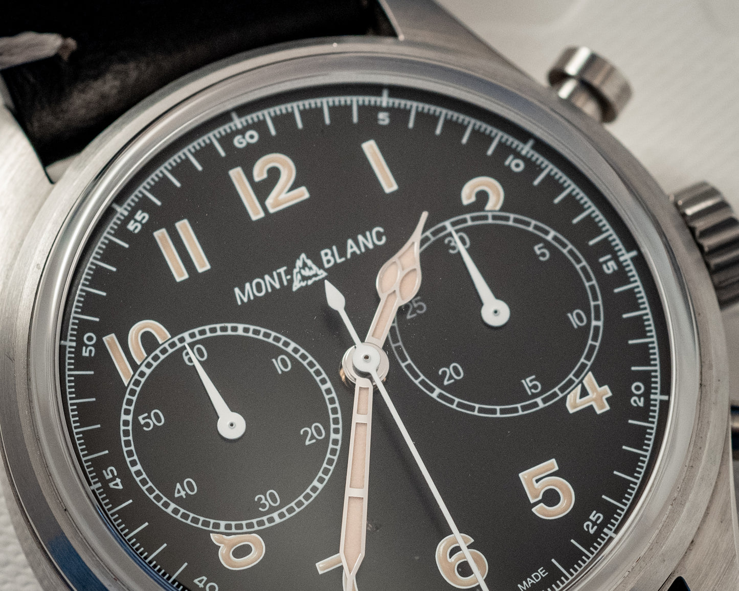 Montblanc 1858 AUTOMATIC CHRONOGRAPH 2023 Box And Papers Extra Strap Ref MB117835