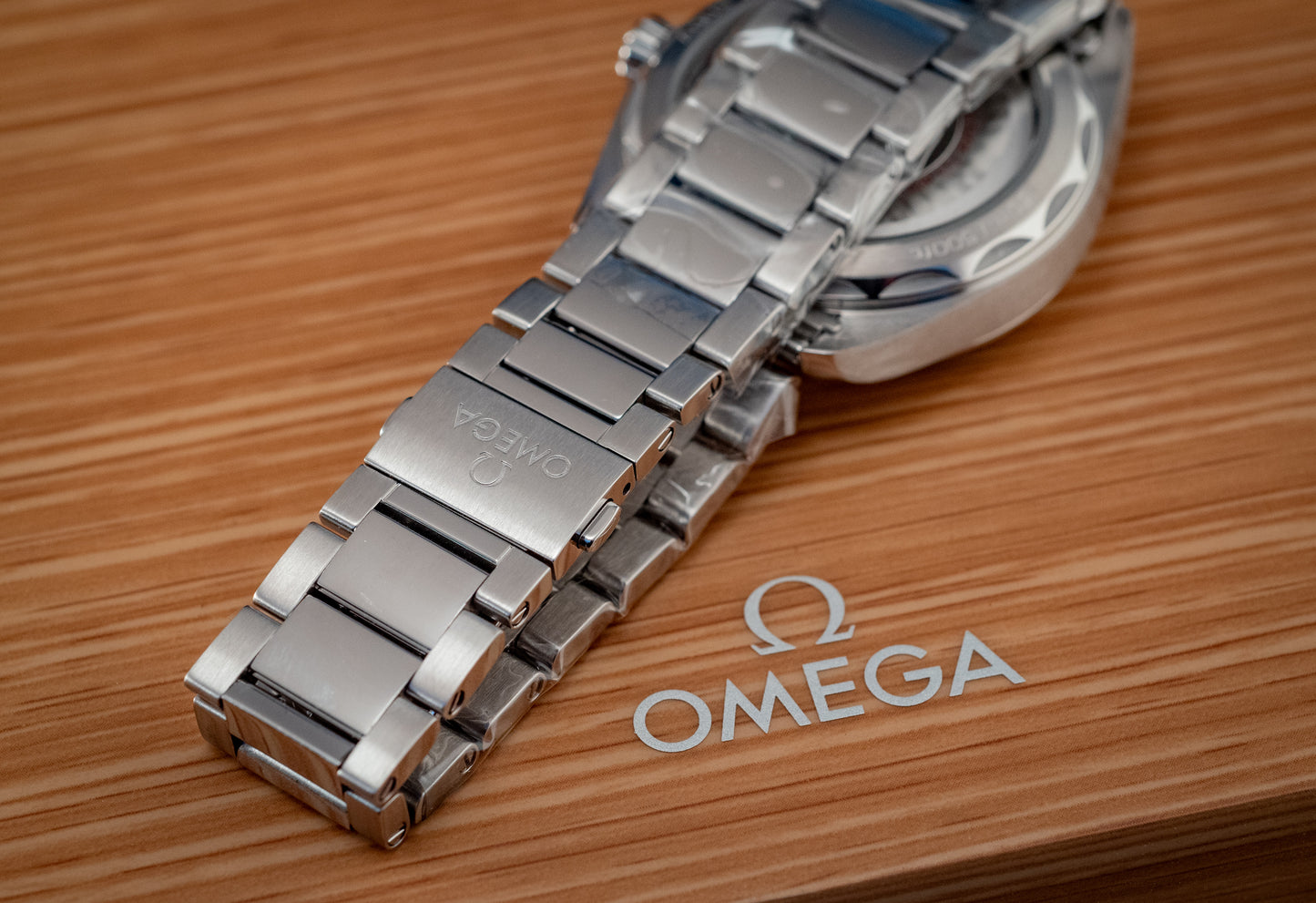 Omega 2024 Seamaster Aqua Terra Teak Blue Box And Papers Ref 220.10.41.21.03.001