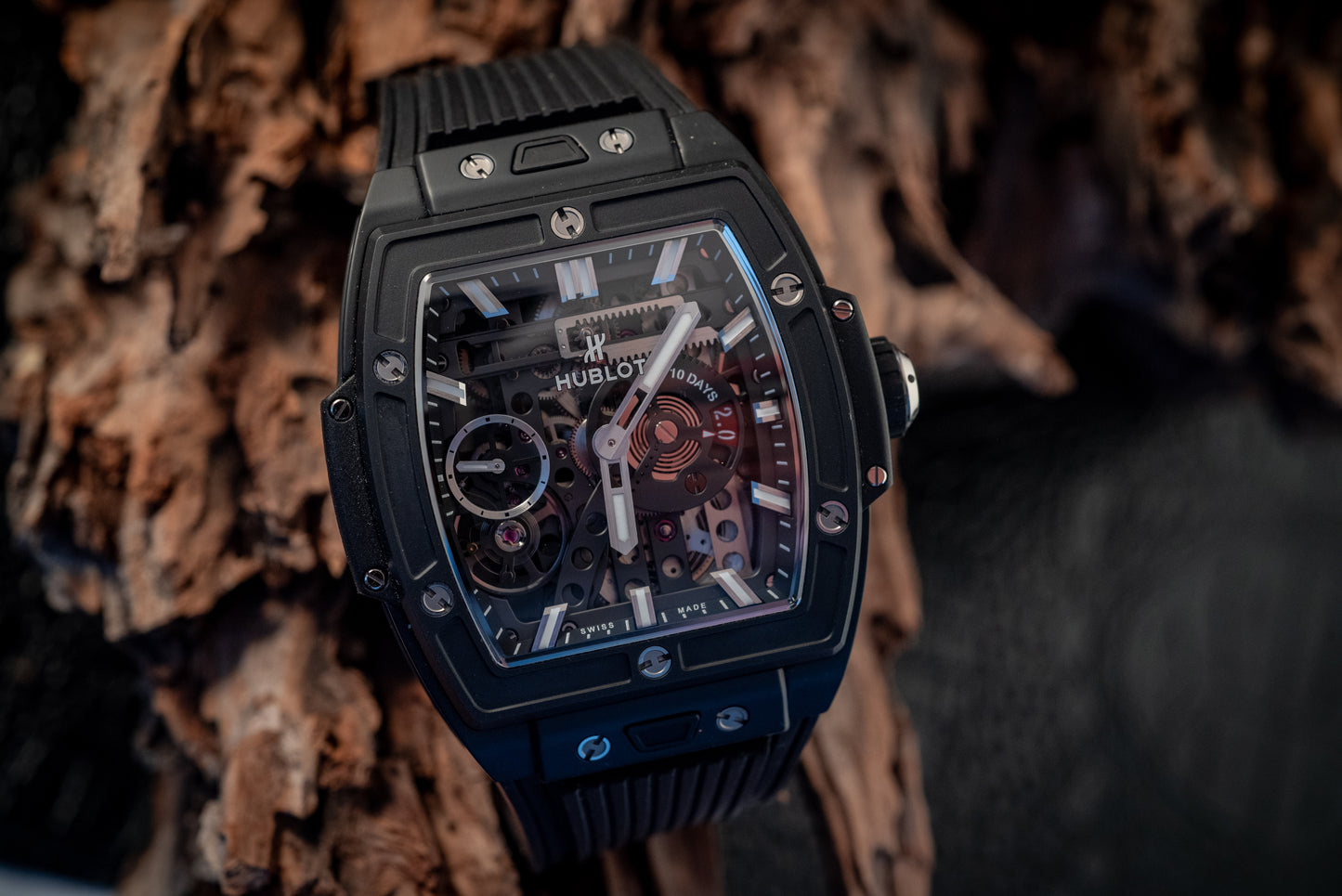 Hublot 2025 Spirit of Big Bang Meca-10 MSRP $31,200 Box And Papers Ref 614.CI.1170.RX