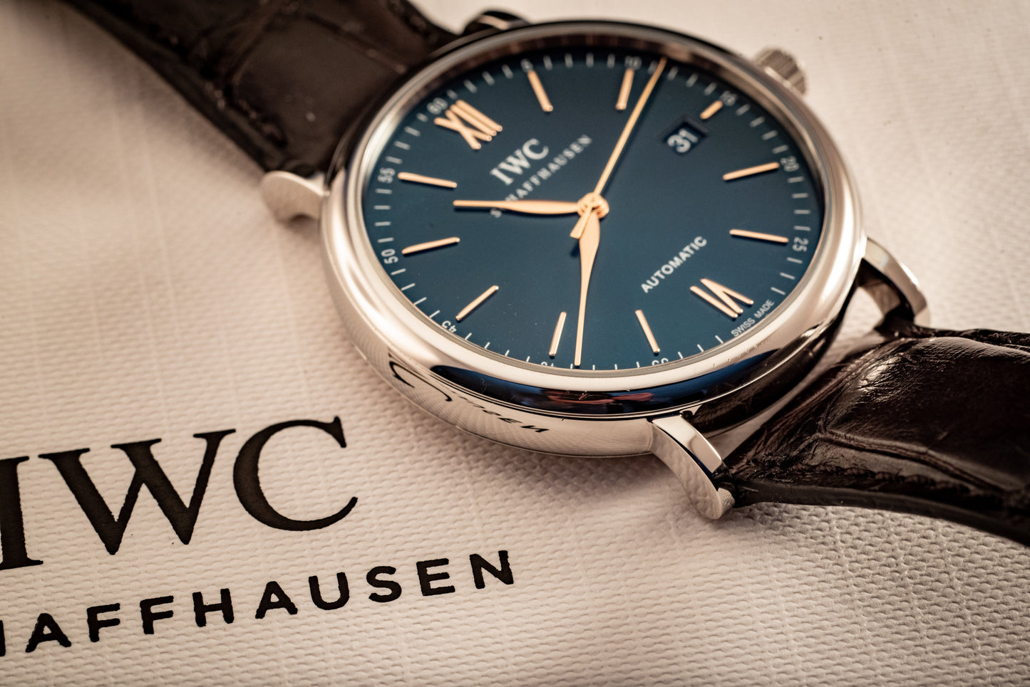 IWC Portofina Automatic 40MM Blue Dial 2025 Ref IW356523 Box And Papers