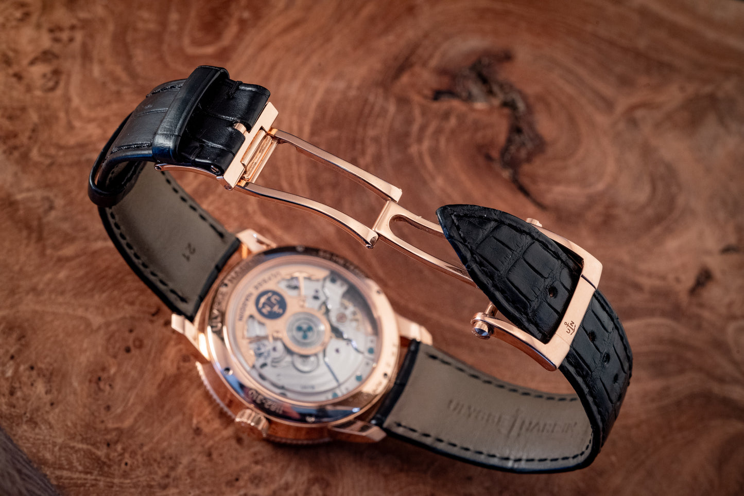 Ulysse Nardin Marine Torpilleur Rose Gold 42mm Rose Gold Box And Papers Ref 1182-310/40