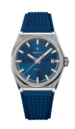 Zenith Defy Classic Titanium / Blue / Rubber : Ref Number 95.9000.670/51.R790