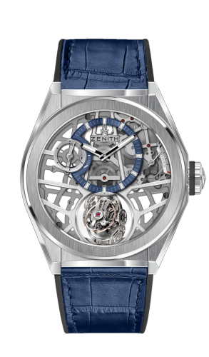Zenith Defy Zero G Titanium / Skeleton / Alligator : Ref Number 95.9000.8812/78.R584