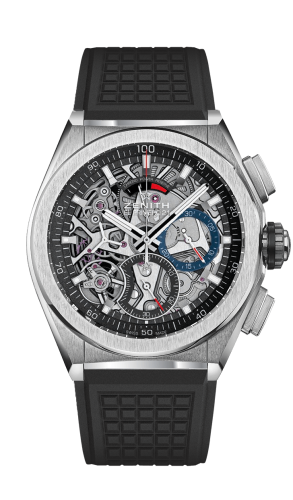 Zenith Defy El Primero 21 Titanium / Skeleton / Rubber : Ref Number 95.9000.9004/78.R782